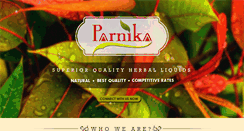 Desktop Screenshot of parnikaherb.com