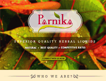 Tablet Screenshot of parnikaherb.com